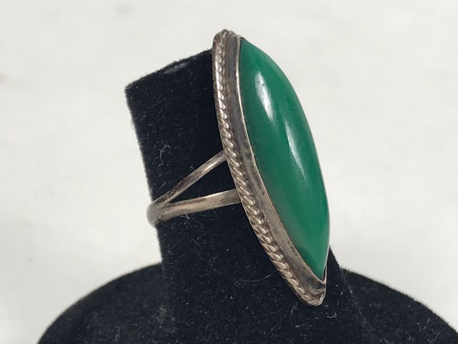 Vintage Sterling Silver Turquoise Ring [Photo 5]