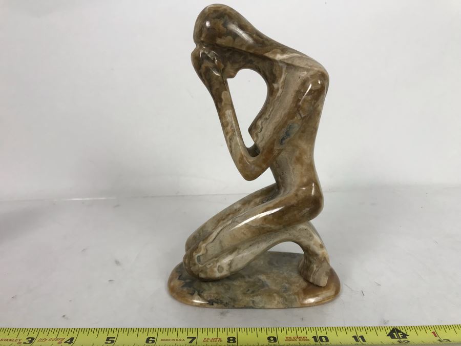 Carved Stone Sculpture Unsigned 5.5W X 3D X 8.5H [Photo 5]