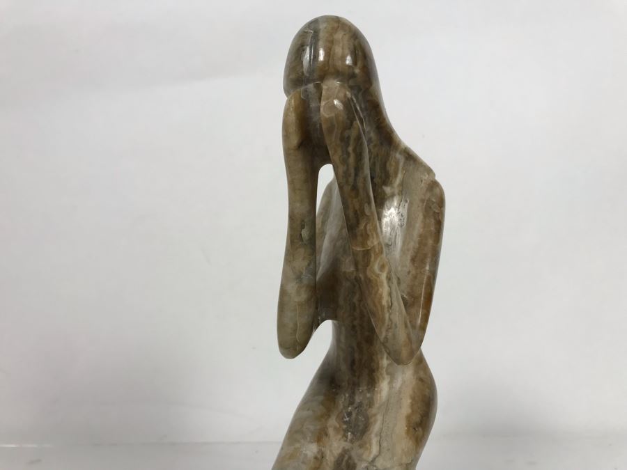 Carved Stone Sculpture Unsigned 5.5W X 3D X 8.5H [Photo 7]
