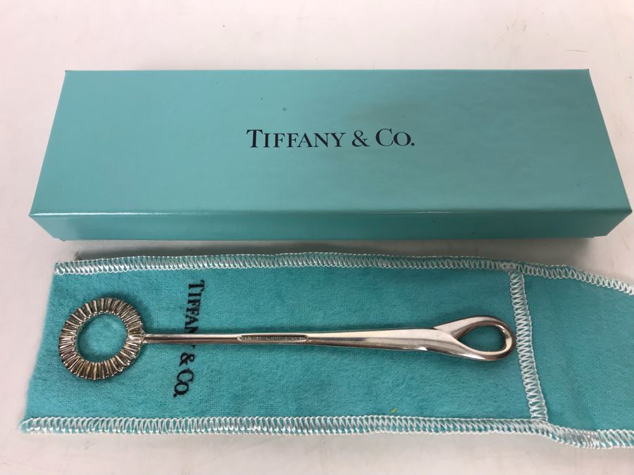 Tiffany & Co Sterling Silver Vintage 1984 Elsa Peretti Padova Bubble Blower With Original Box [Photo 4]