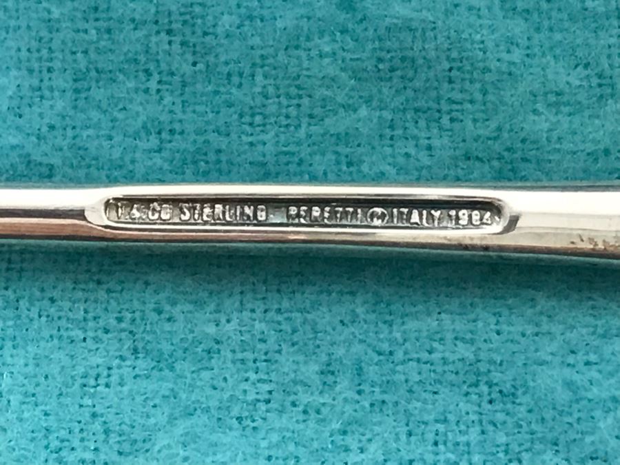 Tiffany & Co Sterling Silver Vintage 1984 Elsa Peretti Padova Bubble Blower With Original Box [Photo 7]