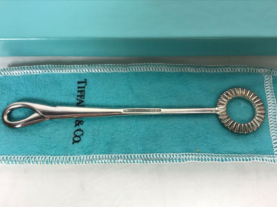 Tiffany & Co Sterling Silver Vintage 1984 Elsa Peretti Padova Bubble Blower With Original Box [Photo 3]