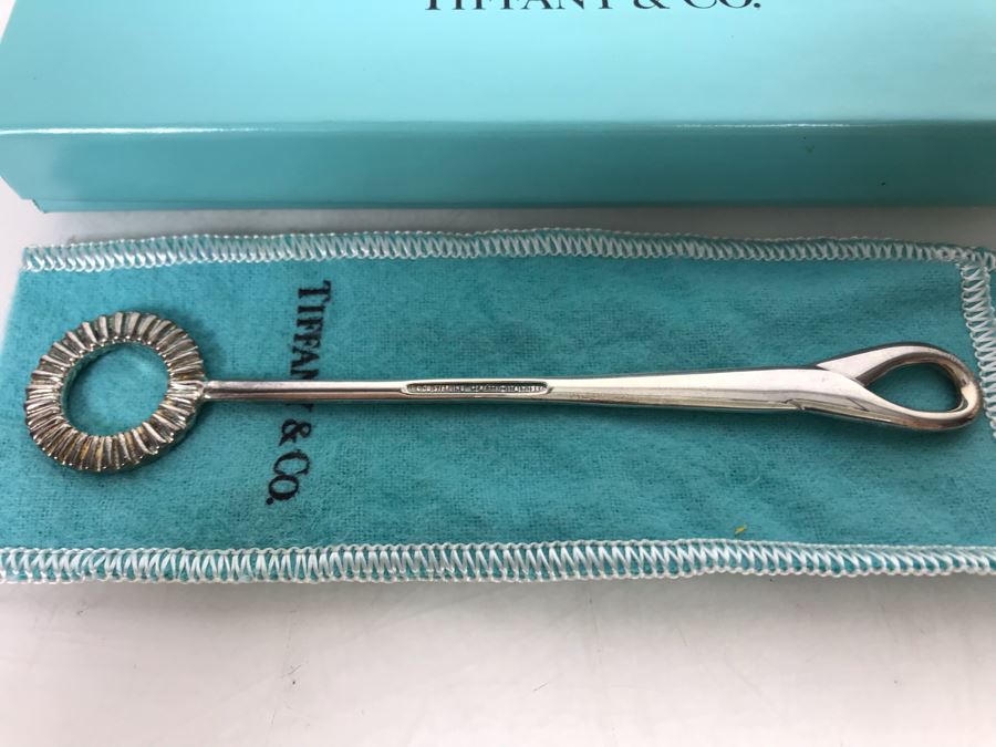 Tiffany & Co Sterling Silver Vintage 1984 Elsa Peretti Padova Bubble Blower With Original Box [Photo 5]