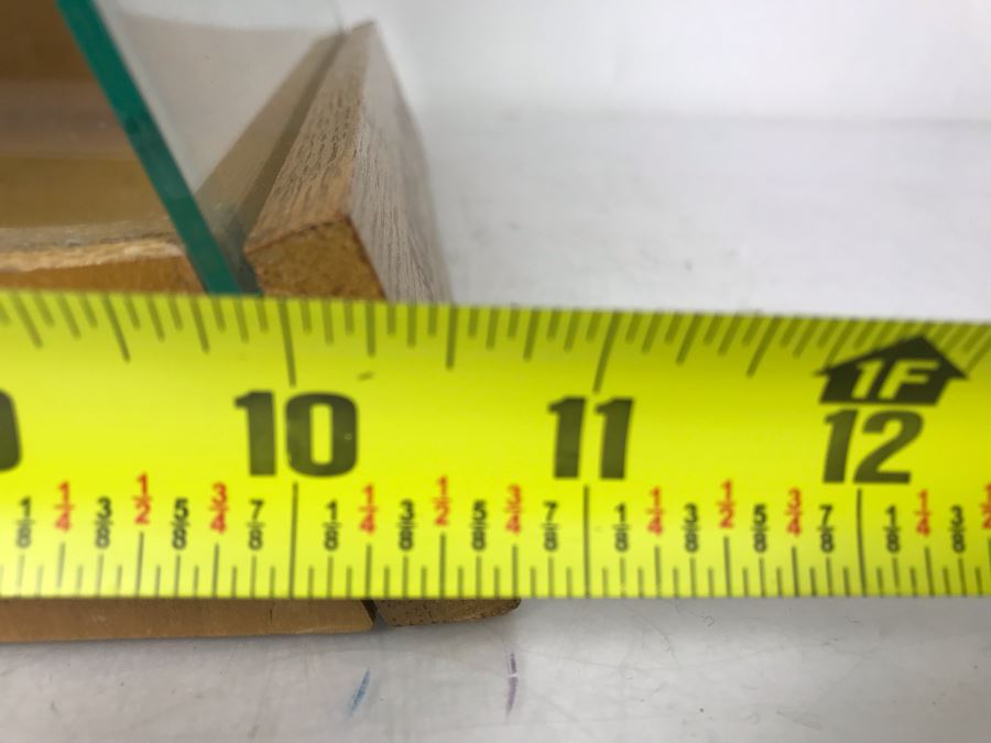 Original English Wales Wallets Scotch Purses Mercantile Store Countertop Display Case (Right Side Glass Has A Crack - Doesn't Include Items In Case) 11.5W X 10.5D X 16.5H [Photo 20]