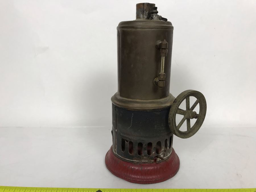 Antique Toy Steam Engine (Believe It's A Weeden No. 20) 5W X 9H [Photo 7]