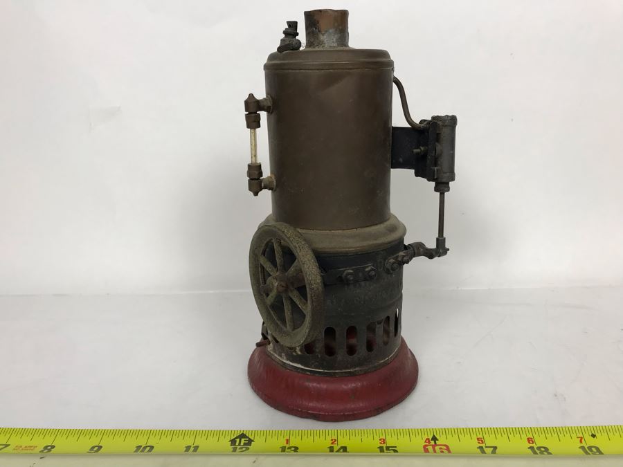 Antique Toy Steam Engine (Believe It's A Weeden No. 20) 5W X 9H [Photo 4]