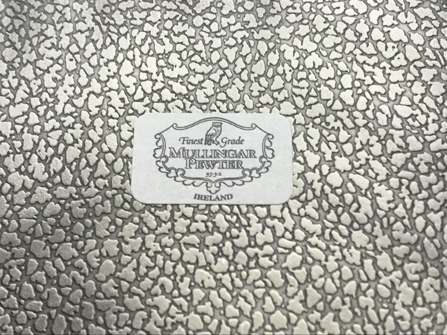 Pair Of New Mullingar Pewter Ireland Heart Shaped Jewelry Boxes [Photo 7]