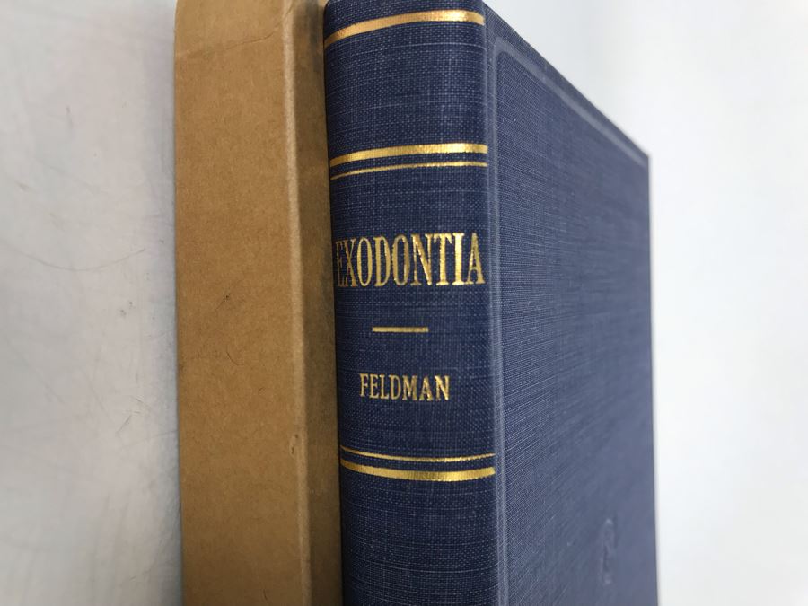 Vintage 1941 Exodontia Dental Book By M. Hillel Feldman, DDS With Original Box [Photo 4]