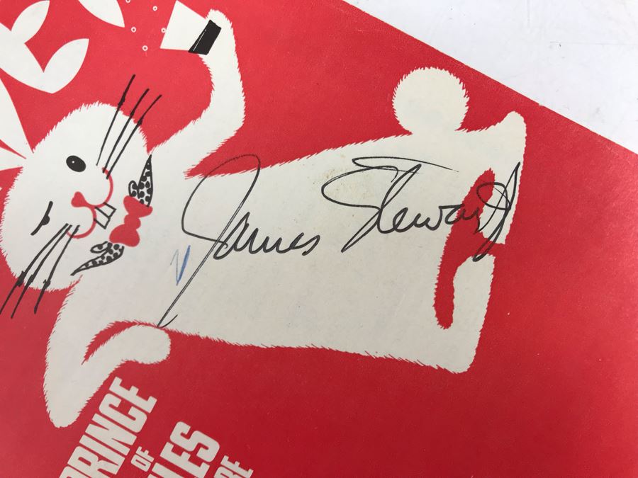 Pair Of James Stewart Hand Signed Harvey Play Theatre Programs (It's A Wonderful Life Lead Actor) [Photo 4]