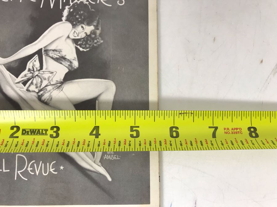 Hand Signed Bette Midler Playbill Theatre Program Clams On The Half Shell Revue [Photo 10]