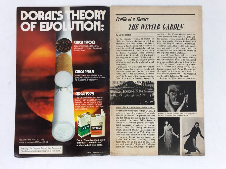 Hand Signed Bette Midler Playbill Theatre Program Clams On The Half Shell Revue [Photo 8]