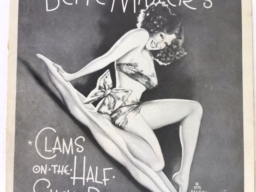 Hand Signed Bette Midler Playbill Theatre Program Clams On The Half Shell Revue [Photo 7]