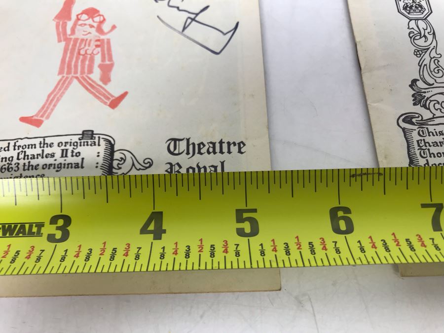 Pair Of Hand Signed Michael Crawford Theatre Musical Programs Billy Theatre Royal Drury Lane [Photo 13]