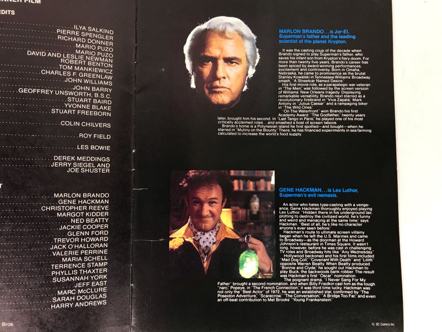 Superman The Movie Original Program [Photo 4]