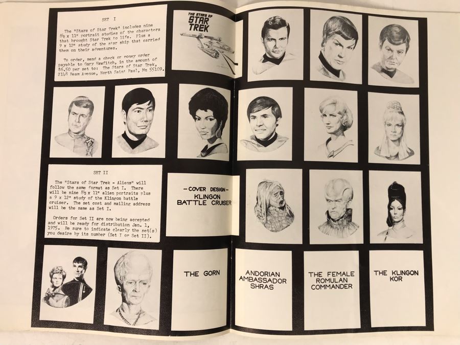 Vintage 1975 International Star Trek Convention Program [Photo 7]