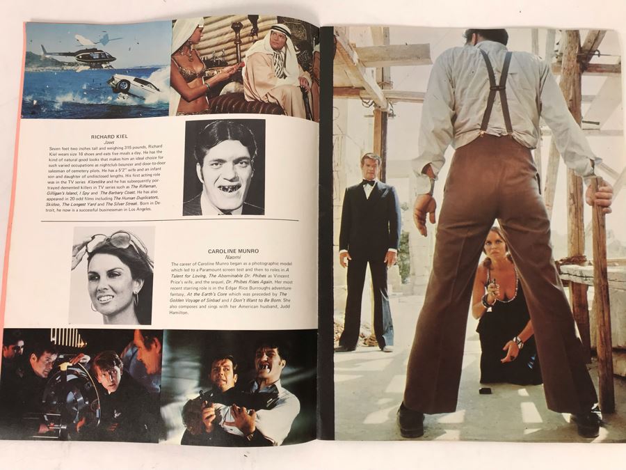 Original James Bond The Spy Who Loved Me Movie Program [Photo 6]