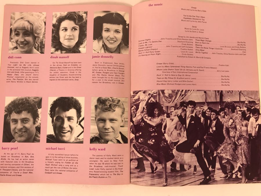 Original Grease Movie Program [Photo 9]