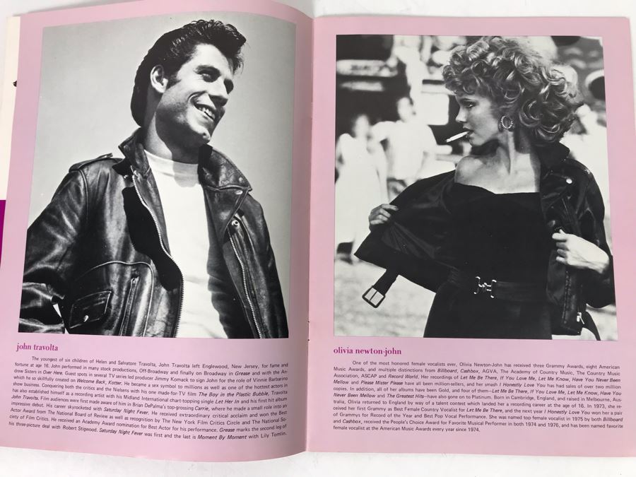 Original Grease Movie Program [Photo 6]