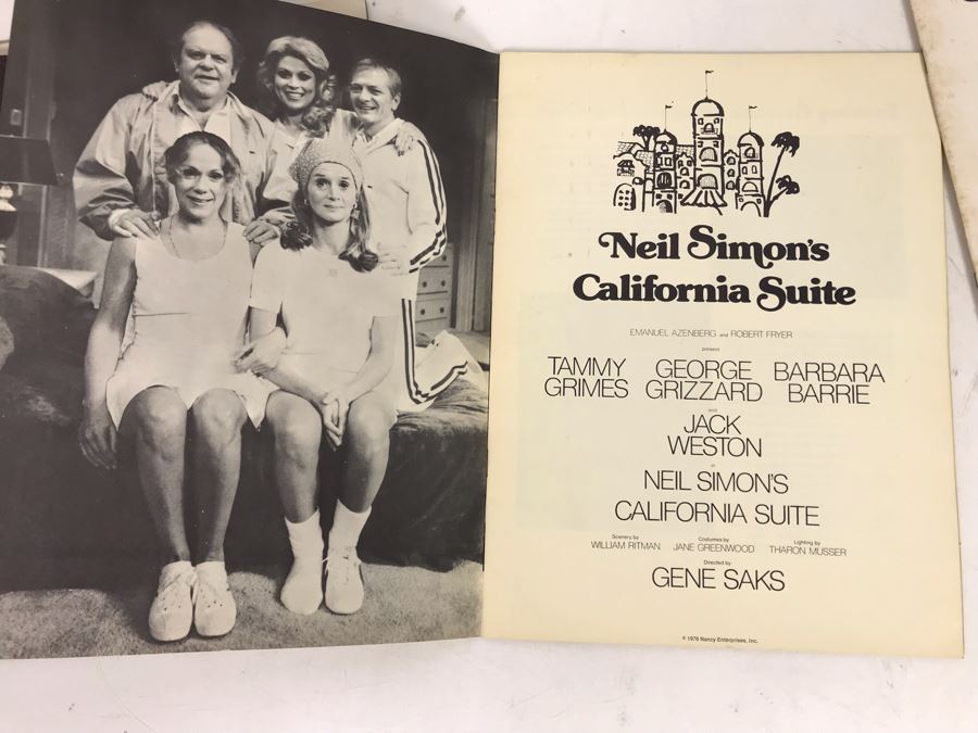 Collection Of Five Theatre Programs: The King And I, Chicago, The Best Little Whorehouse In Texas, Cats, Neil Simon's California Suite [Photo 11]