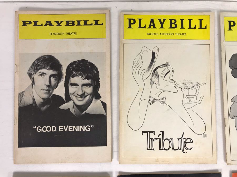 Collection Of 10 Vintage Playbill Theatre Programs