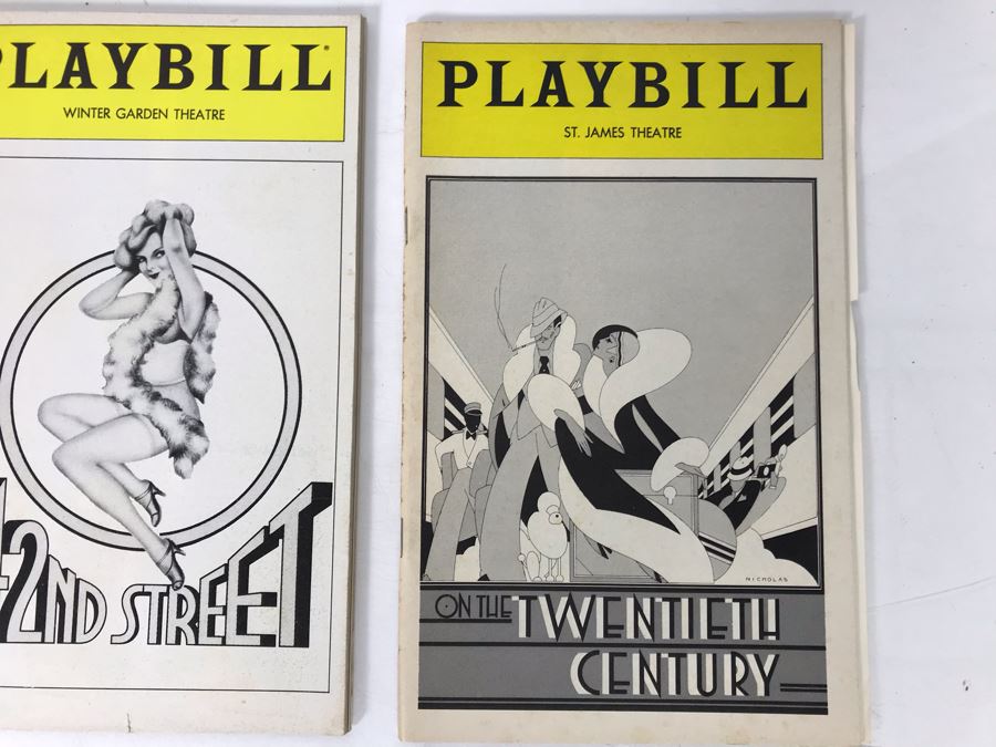 Collection Of 10 Vintage Playbill Theatre Programs