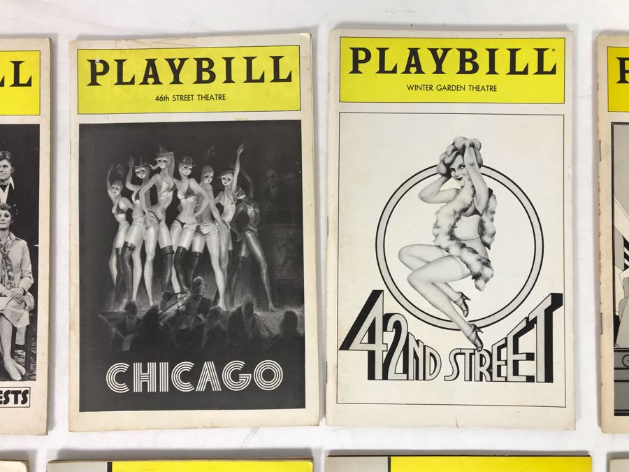 Collection Of 10 Vintage Playbill Theatre Programs [Photo 4]