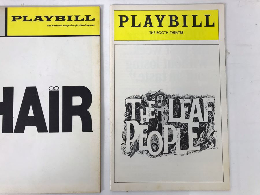 Collection Of 10 Vintage Playbill Theatre Programs