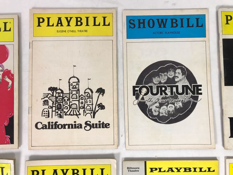 Collection Of 10 Vintage Playbill Theatre Programs [Photo 3]