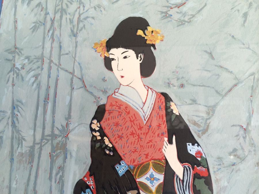 John Powell Color Serigraph Ancestral Scroll 339/350 Hand Signed by Artist [Photo 2]