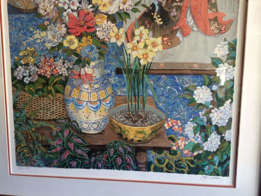 John Powell Color Serigraph Ancestral Scroll 339/350 Hand Signed by Artist [Photo 4]