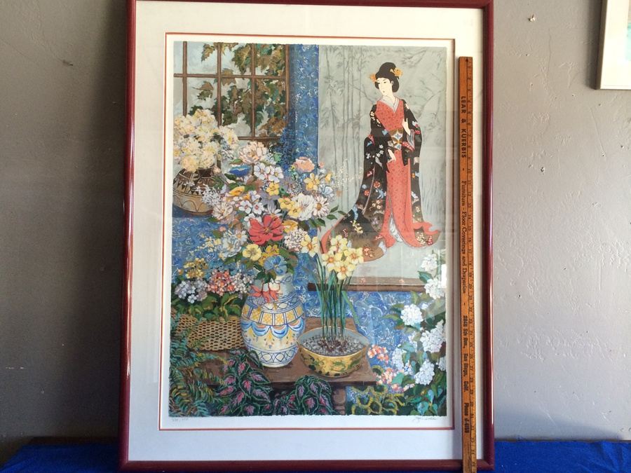 John Powell Color Serigraph Ancestral Scroll 339/350 Hand Signed by Artist [Photo 7]