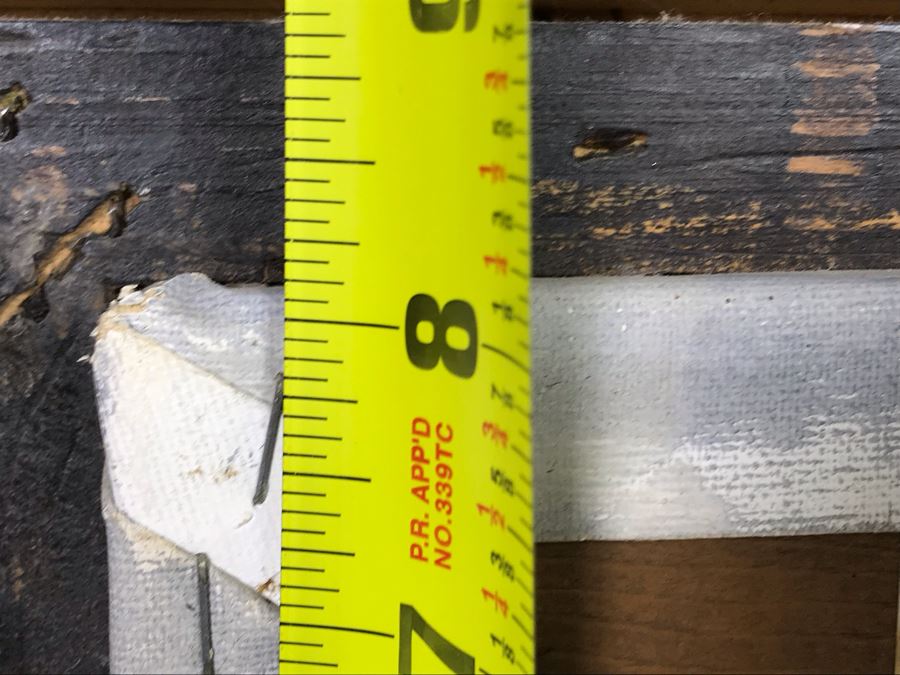 Original Listed Artist Jean Michel Laurent Sailing Ship Painting On Canvas In Stunning Frame (Frame: 20 X 18, Canvas: 10 X 8) [Photo 19]