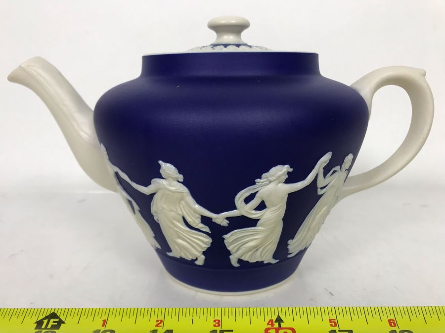 Jasperware Dudson Hanley Teapot Made In England [Photo 2]