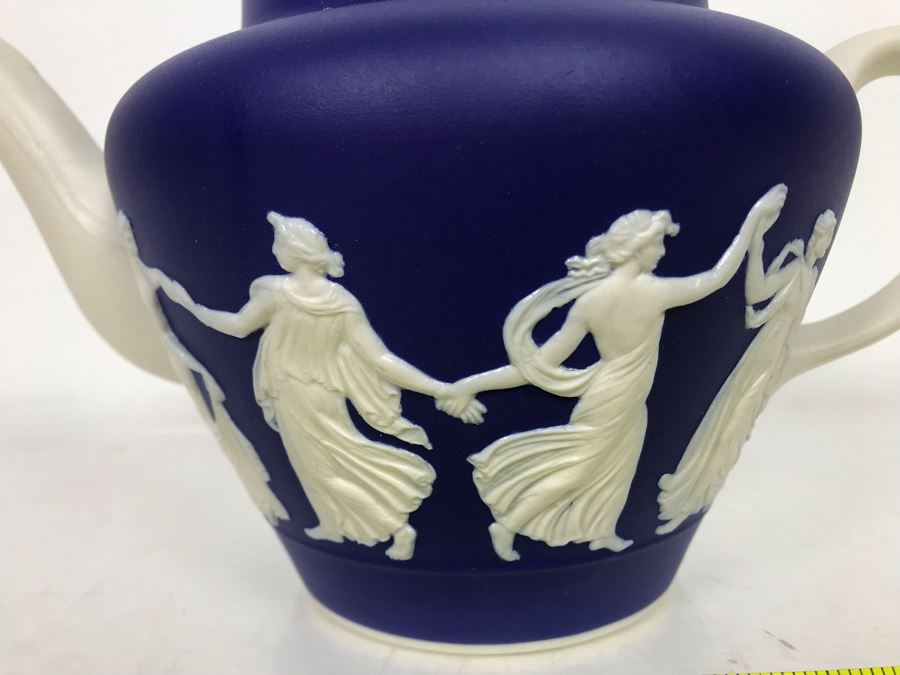 Jasperware Dudson Hanley Teapot Made In England [Photo 6]