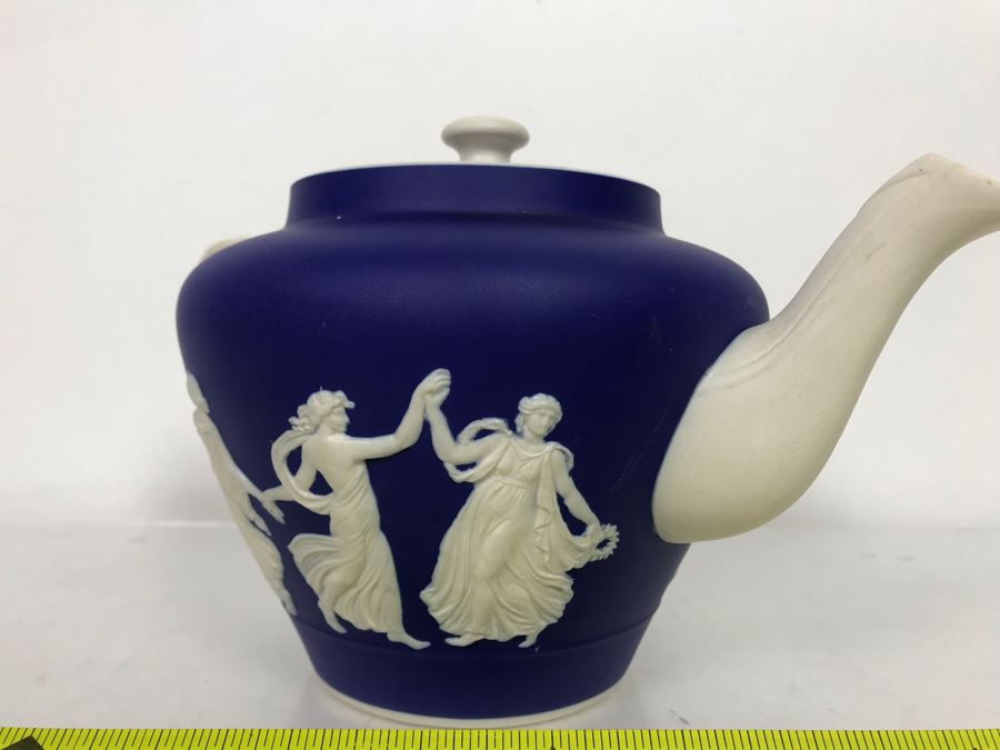 Jasperware Dudson Hanley Teapot Made In England [Photo 8]