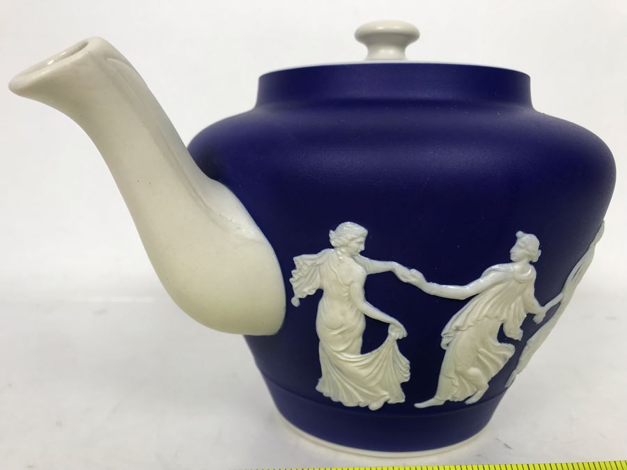 Jasperware Dudson Hanley Teapot Made In England [Photo 7]