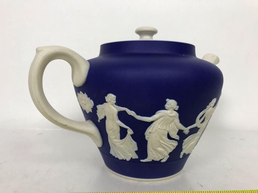 Jasperware Dudson Hanley Teapot Made In England [Photo 9]