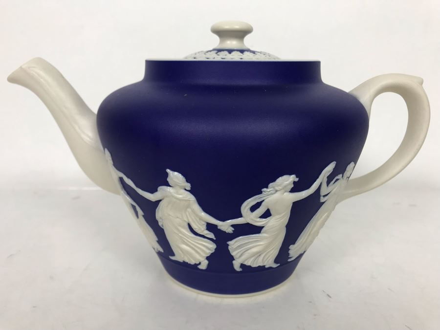 Jasperware Dudson Hanley Teapot Made In England [Photo 1]