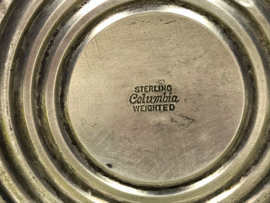 Set Of Four Weighted Sterling Silver Candlesticks Candle Holders 10H [Photo 12]