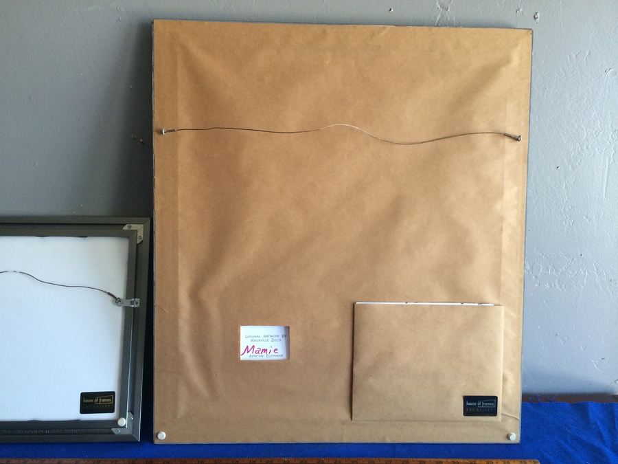 Original Art Painted by an Actual African Elephant (Mamie) [Photo 8]