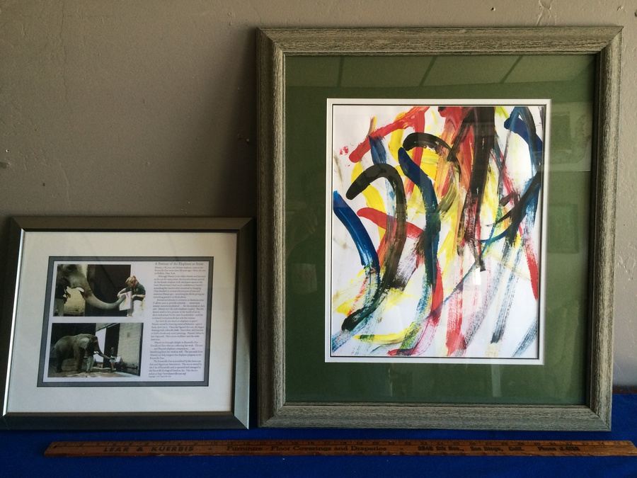 Original Art Painted by an Actual African Elephant (Mamie) [Photo 7]