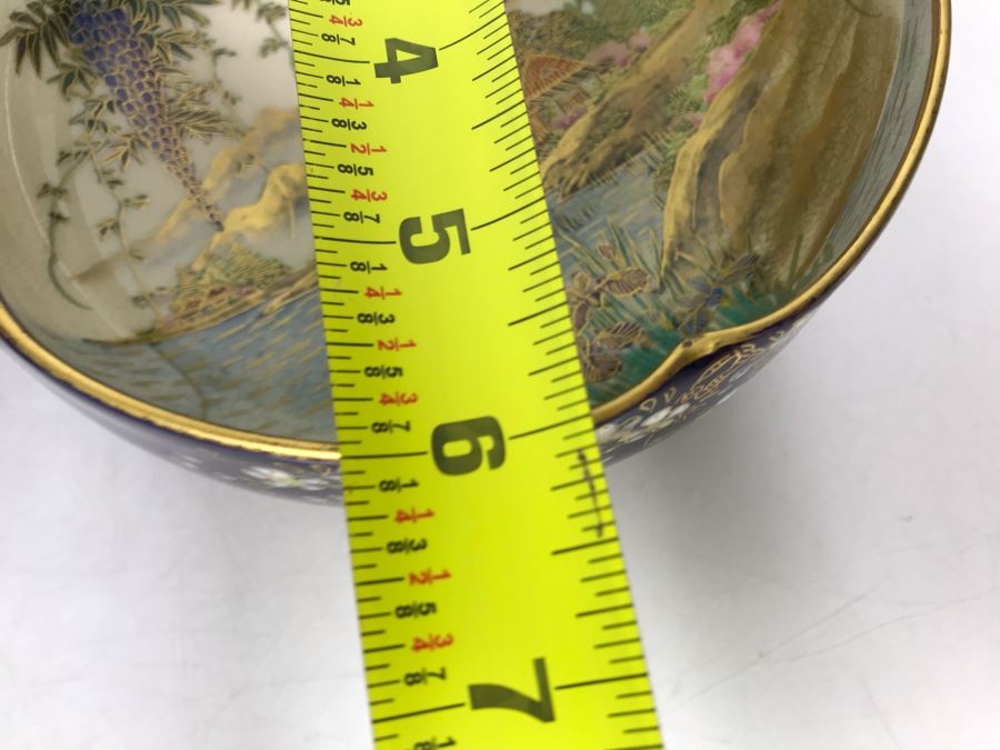 Pair Of Signed Hand Painted Japanese Bowls 6R, 4.75R [Photo 14]