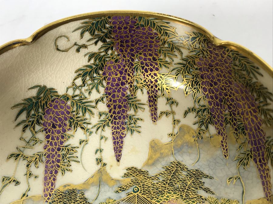 Pair Of Signed Hand Painted Japanese Bowls 6R, 4.75R [Photo 8]