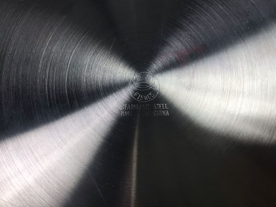 Vintage Barware Set With Metal Tray, 8 Drinking Glasses And Center Glass (Tray: 13.5R, Glasses: 3.75H) [Photo 7]