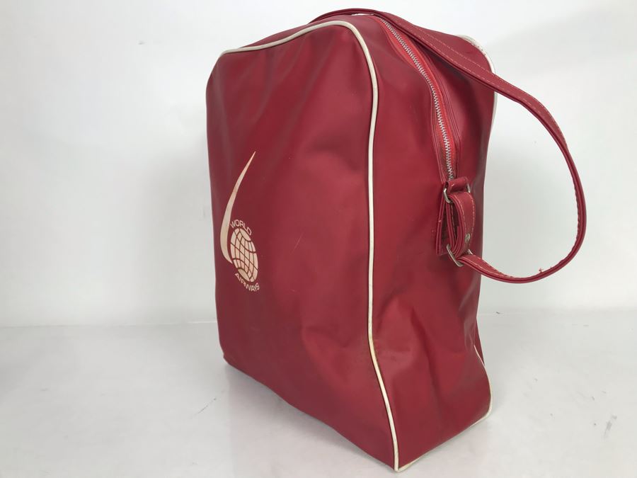Vintage World Airways Airline Advertising Travel Bag 11W X 14H [Photo 5]