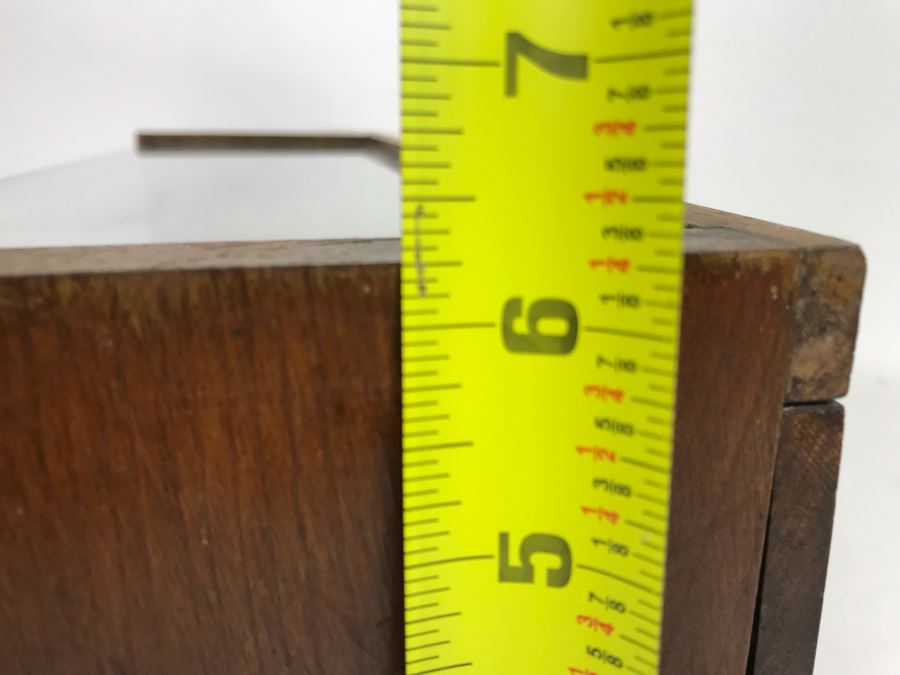 Vintage Mercantile Oak Tabletop Counter Display Case For Sealpackerchief 19W X 6.5D X 6.5H [Photo 14]