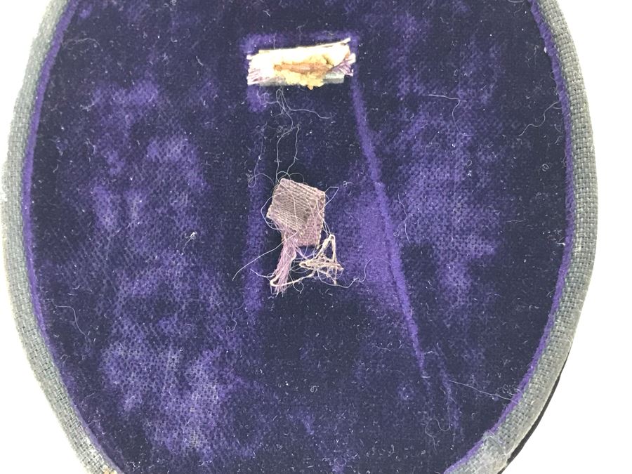 Sterling Silver Oval Picture Frame (Needs New Swing Arm On Back) 3.5W X 4.5H [Photo 6]