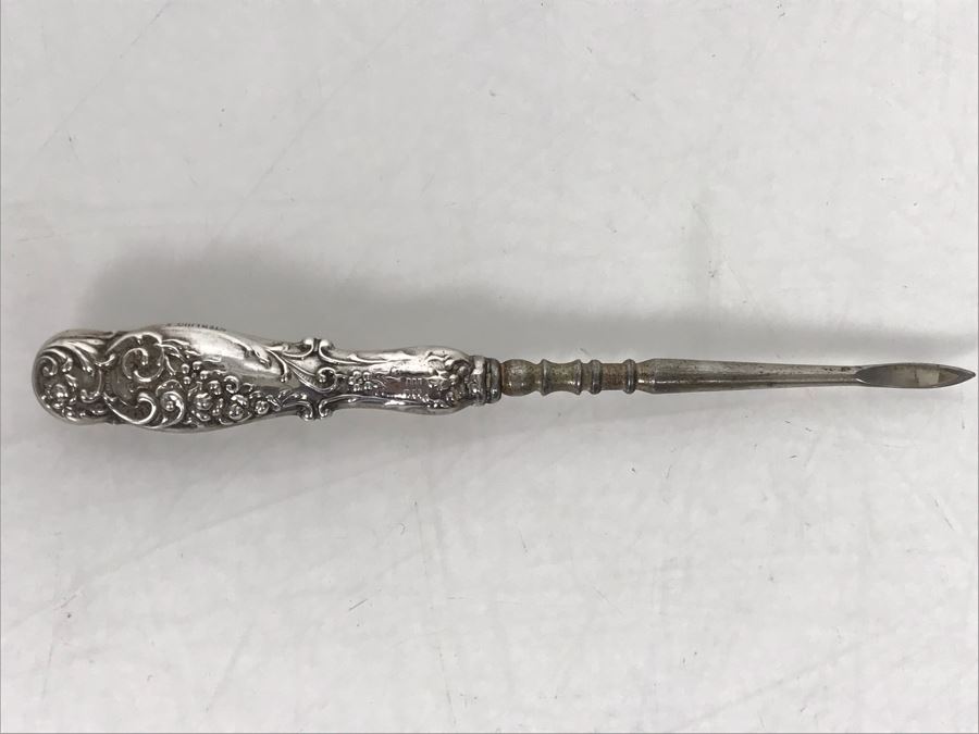Sterling Silver Handled Sewing Tool [Photo 4]