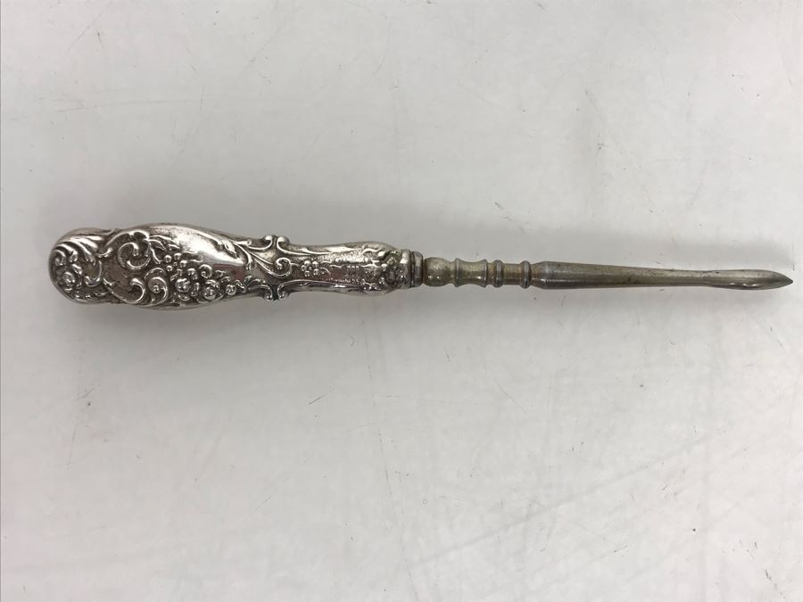 Sterling Silver Handled Sewing Tool [Photo 2]