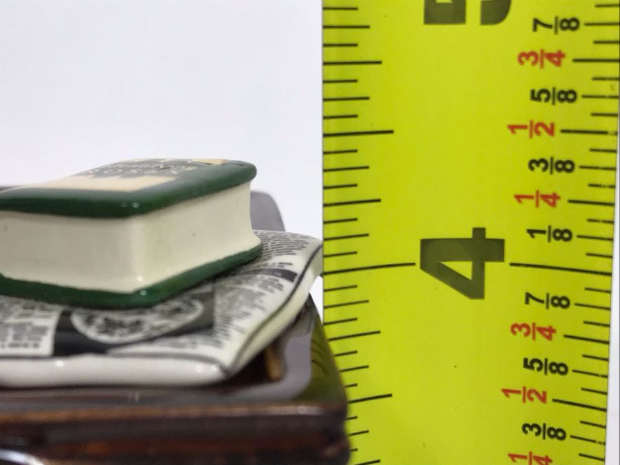 Cardew Designs Teapot OCR Welsh Dresser Featuring Old Country Roses Royal Albert China With Original Royal Doulton Tag 5.5W X 2.5D X 4.5H [Photo 12]